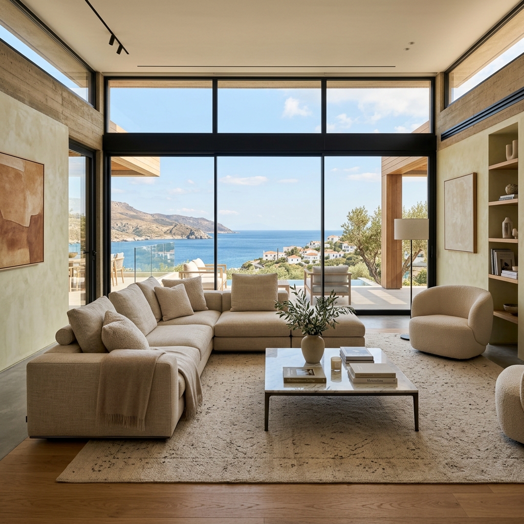 Salon d'un appartement en gestion locative à Calais, dans le Nord, le Pas-de-Calais et en Provence-Alpes-Côte d'Azur